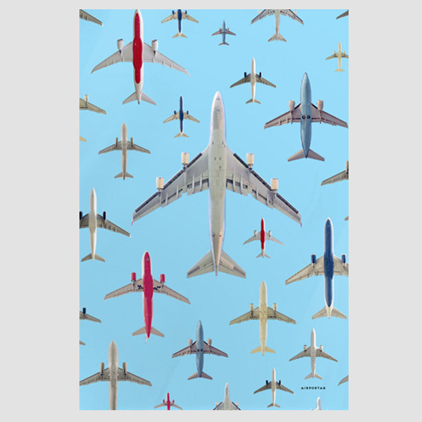 Airplane Above - Poster - Airportag