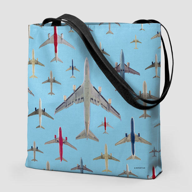 Airplane Above - Tote Bag - Airportag