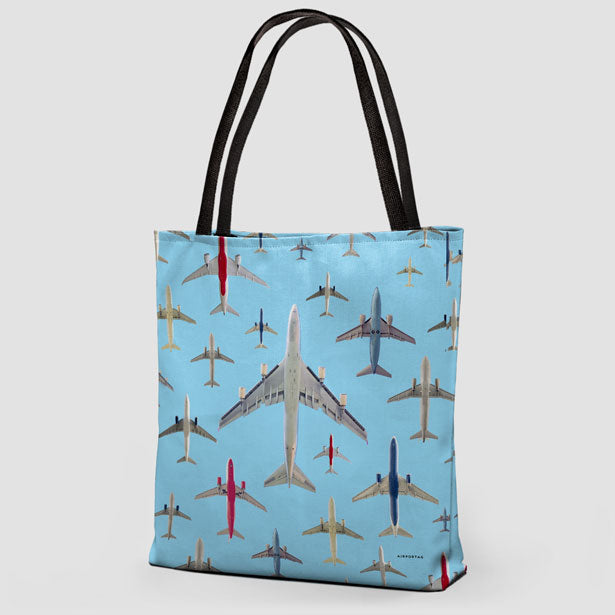 Airplane Above - Tote Bag - Airportag
