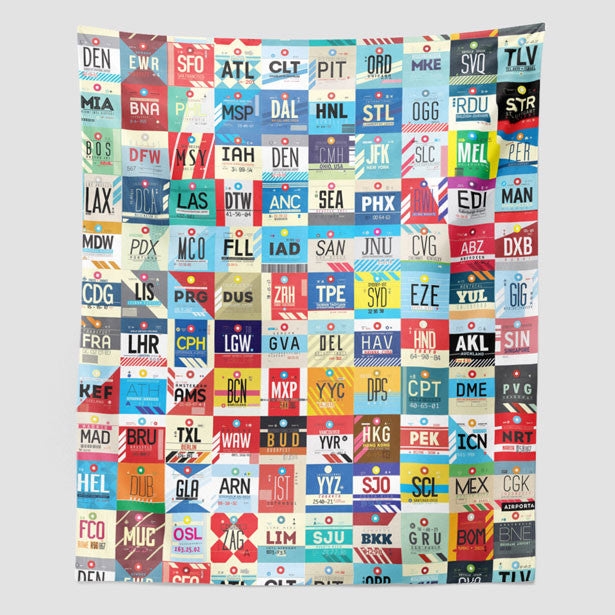 Airports - Wall Tapestry - Airportag