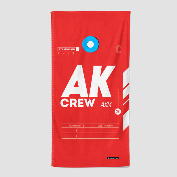 AK - Beach Towel - Airportag