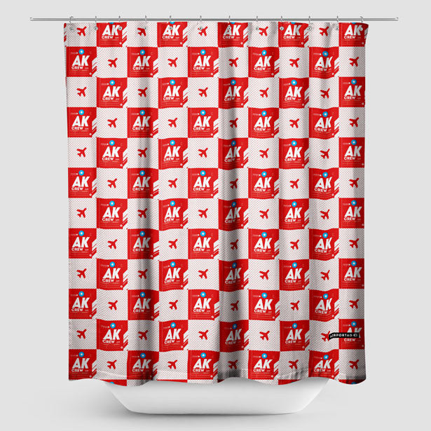 AK - Shower Curtain - Airportag