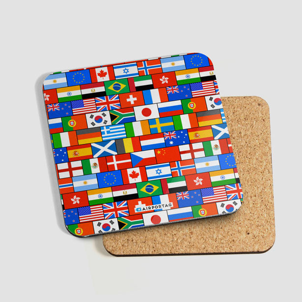 Flags - Coaster - Airportag