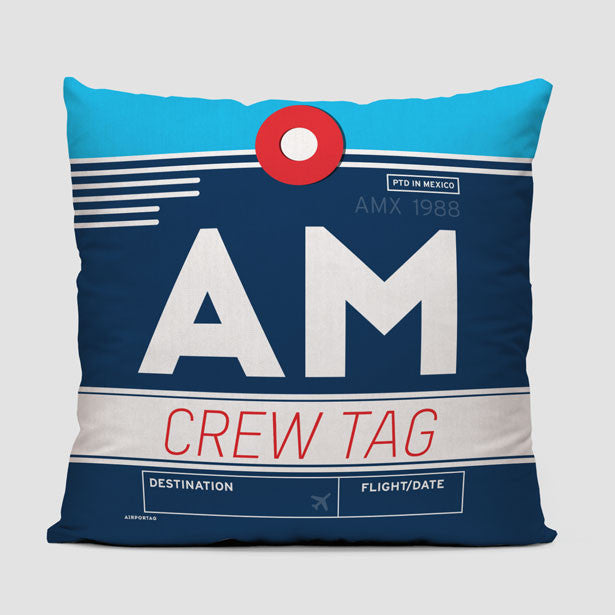 AM - Throw Pillow - Airportag