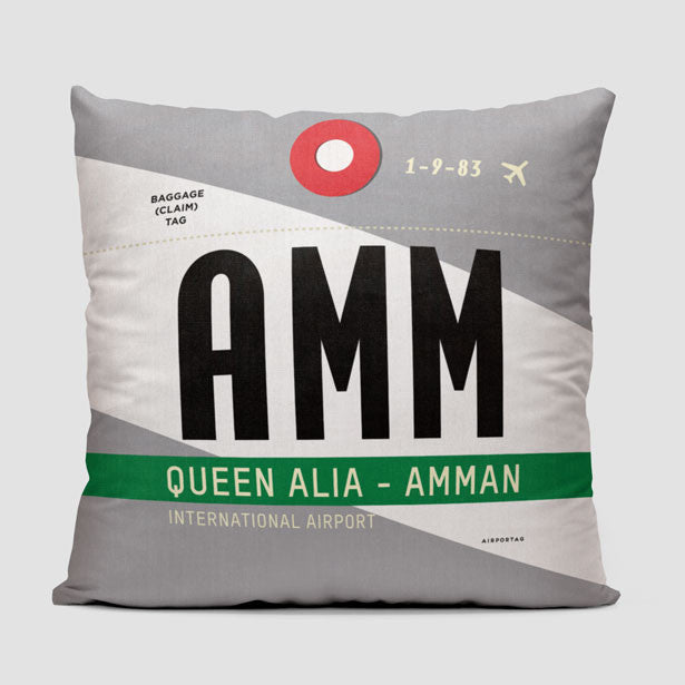 AMM - Throw Pillow - Airportag
