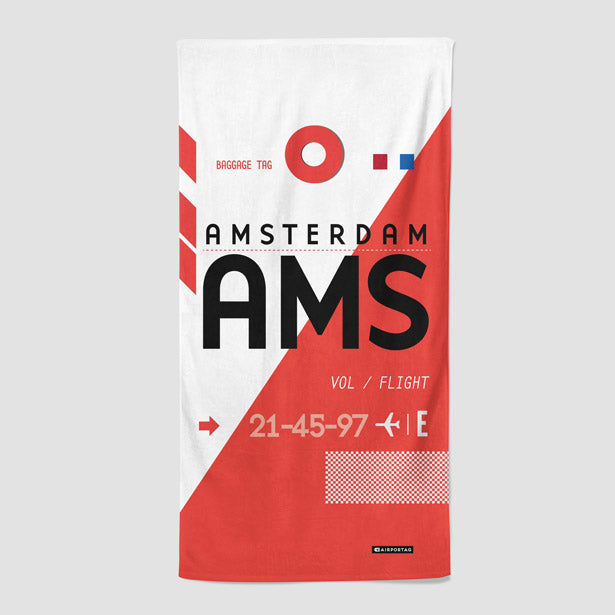 AMS - Beach Towel - Airportag