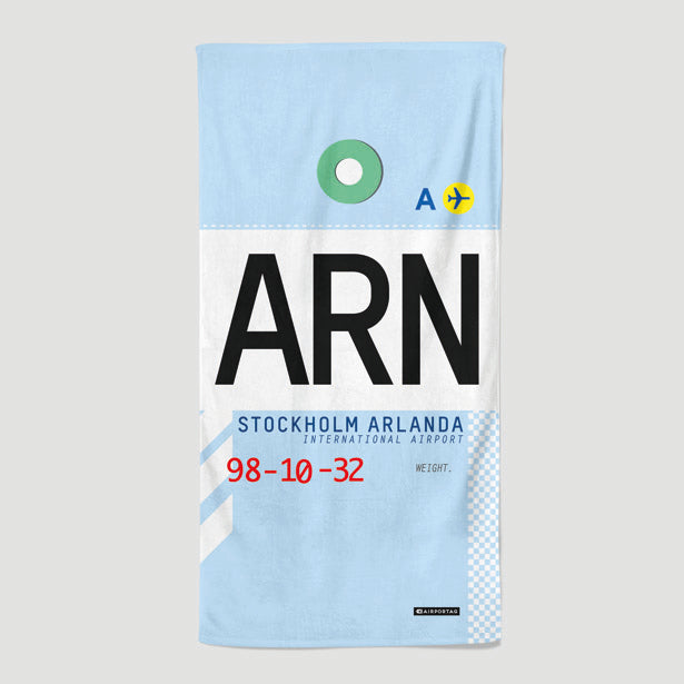 ARN - Beach Towel - Airportag