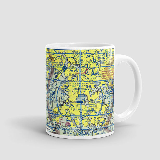 ATL Sectional - Mug - Airportag