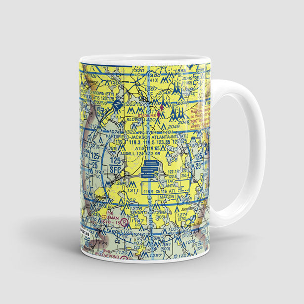 ATL Sectional - Mug - Airportag