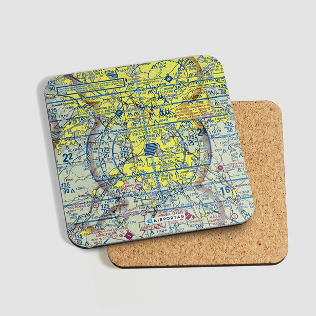ATL Sectional - Coaster - Airportag