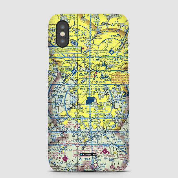 ATL Sectional - Phone Case - Airportag