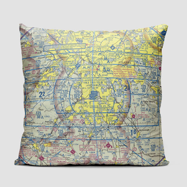 ATL Sectional - Throw Pillow - Airportag