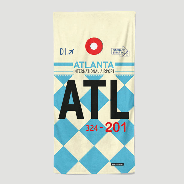 ATL - Beach Towel - Airportag