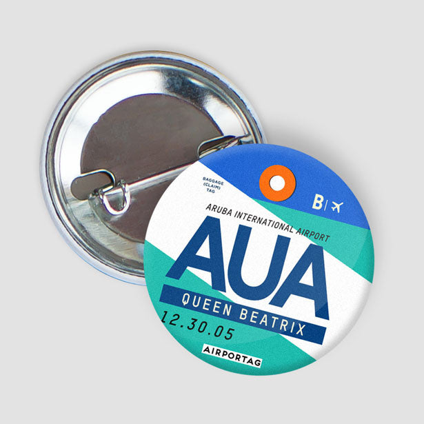 AUA - Button - Airportag