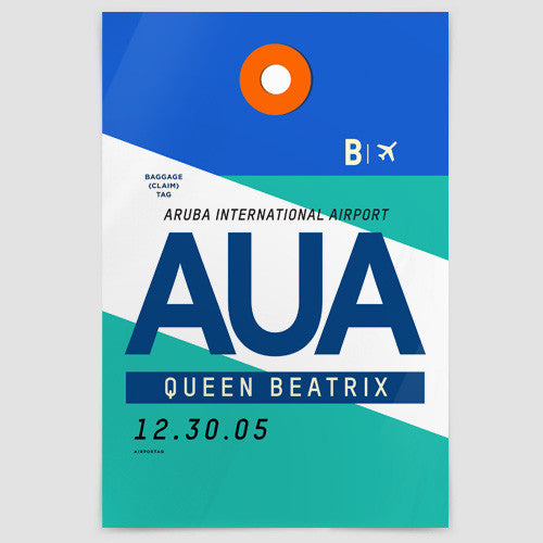 AUA - Poster - Airportag