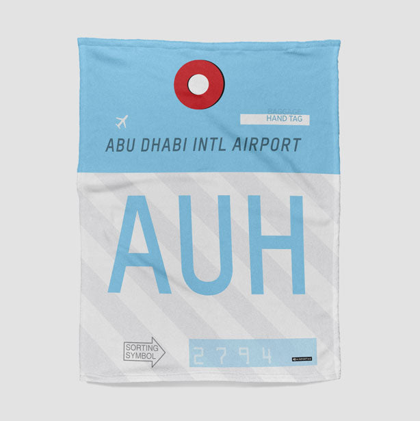 throw-blanket-auh-airport-code-pattern