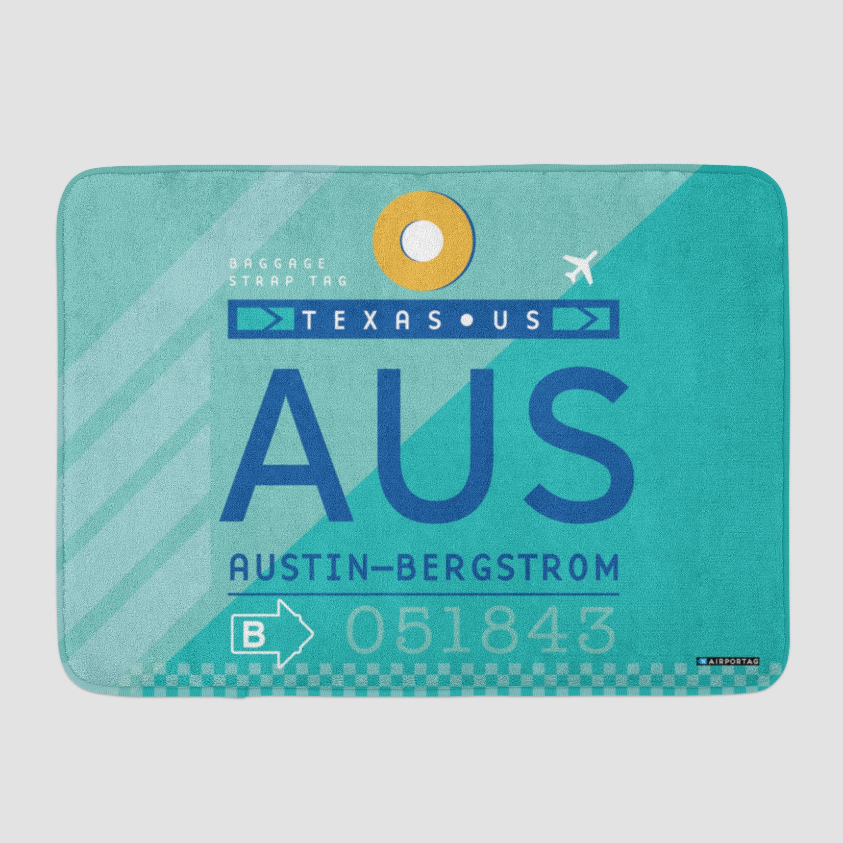 AUS - Bath Mat - Airportag