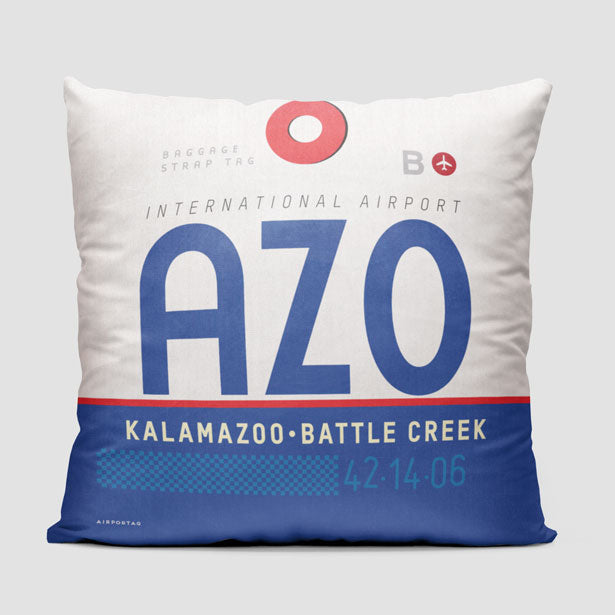 AZO - Throw Pillow - Airportag