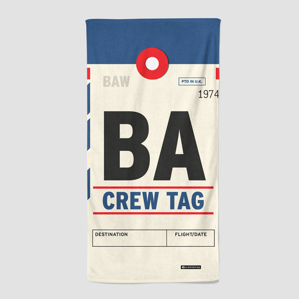 BA - Beach Towel - Airportag