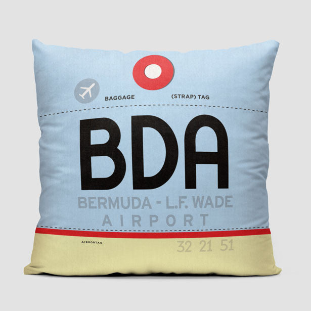 BDA - Throw Pillow - Airportag