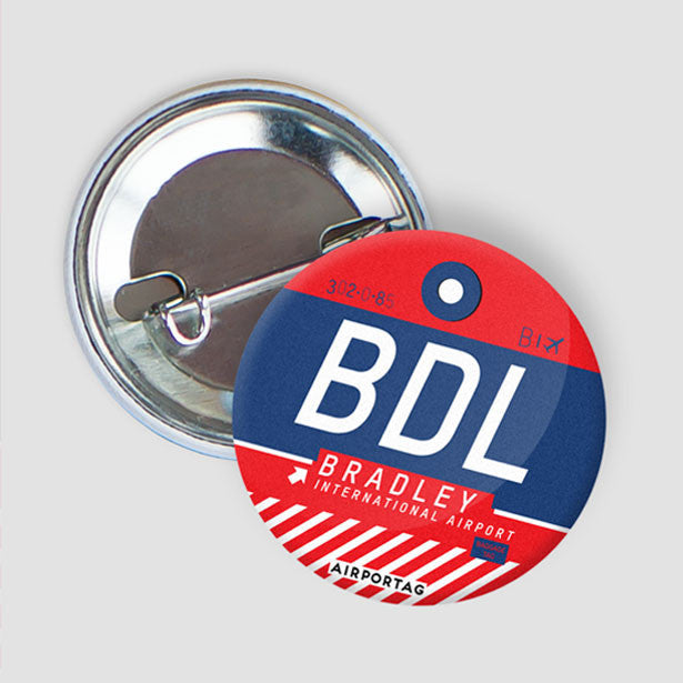 BDL - Button - Airportag