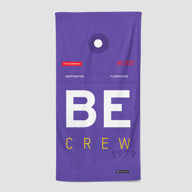 BE - Beach Towel - Airportag