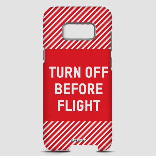 Turn Off Before Flight - Phone Case - Airportag
