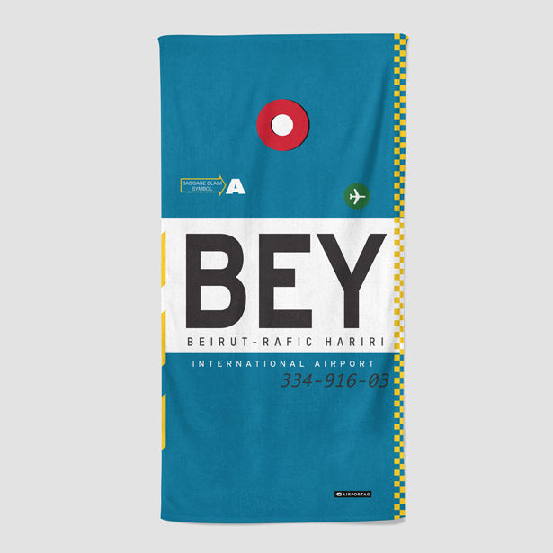 BEY - Beach Towel - Airportag