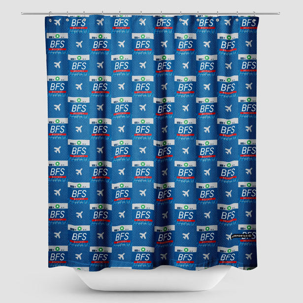BFS - Shower Curtain - Airportag