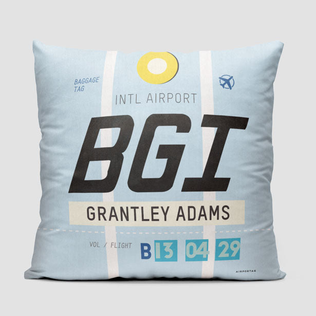 BGI - Throw Pillow - Airportag