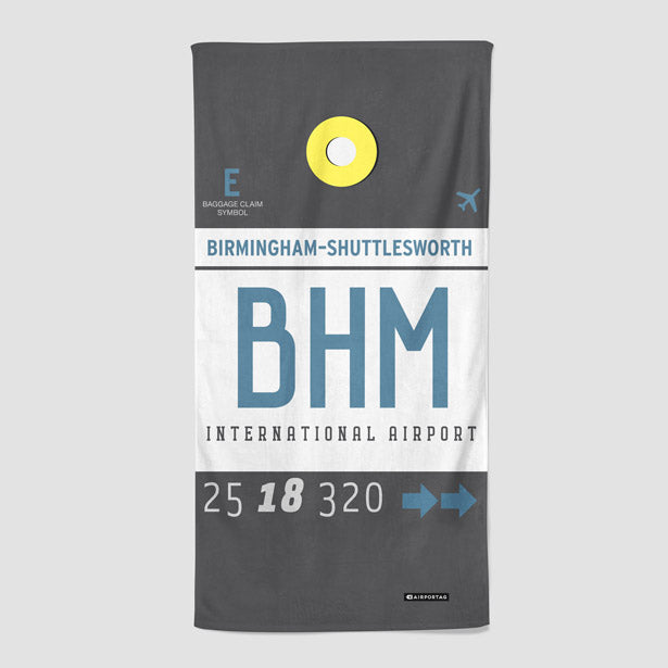 BHM - Beach Towel - Airportag