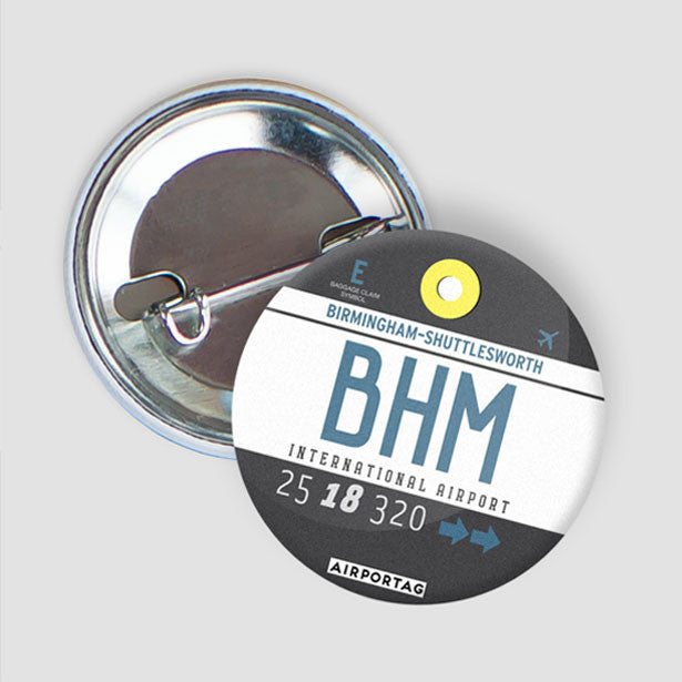 BHM - Button - Airportag