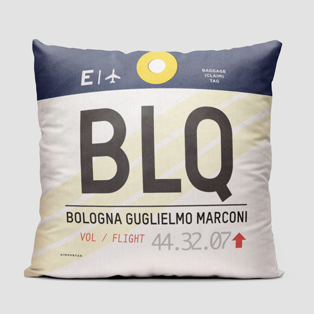 BLQ - Throw Pillow - Airportag