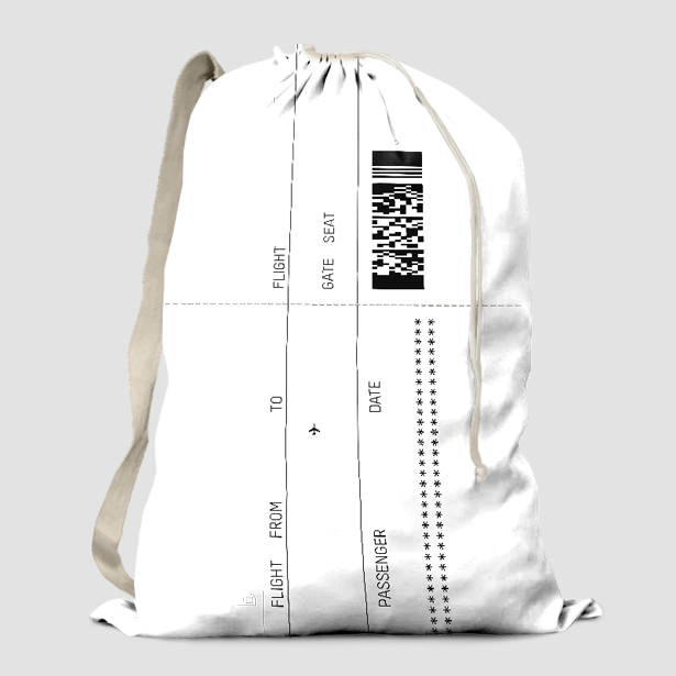 Boarding Pass - Laundry Bag - Airportag