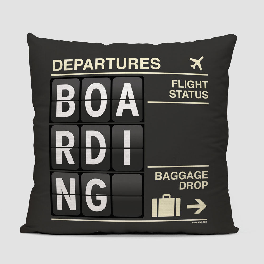 Boarding - Throw Pillow - Airportag