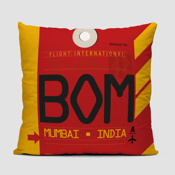 BOM - Throw Pillow - Airportag