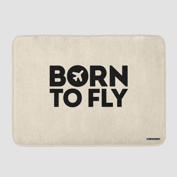 Born To Fly - Bath Mat - Airportag