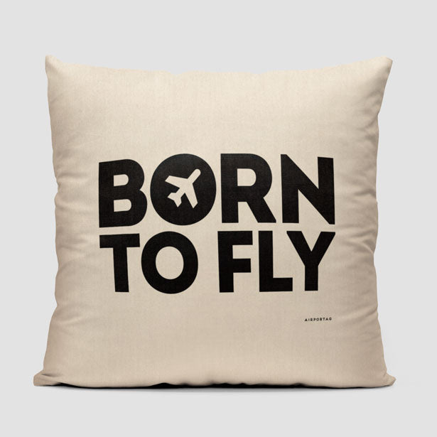 Born To Fly - Throw Pillow - Airportag
