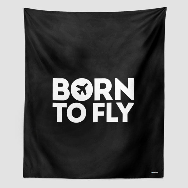 Born To Fly - Wall Tapestry - Airportag
