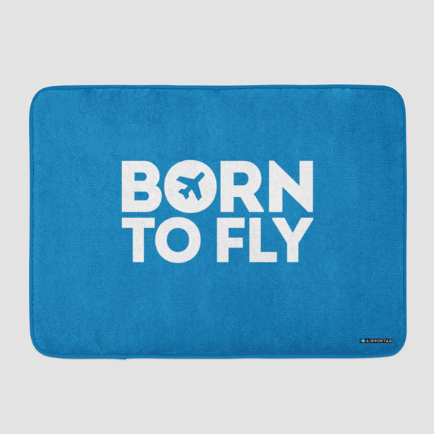 Born To Fly - Bath Mat - Airportag