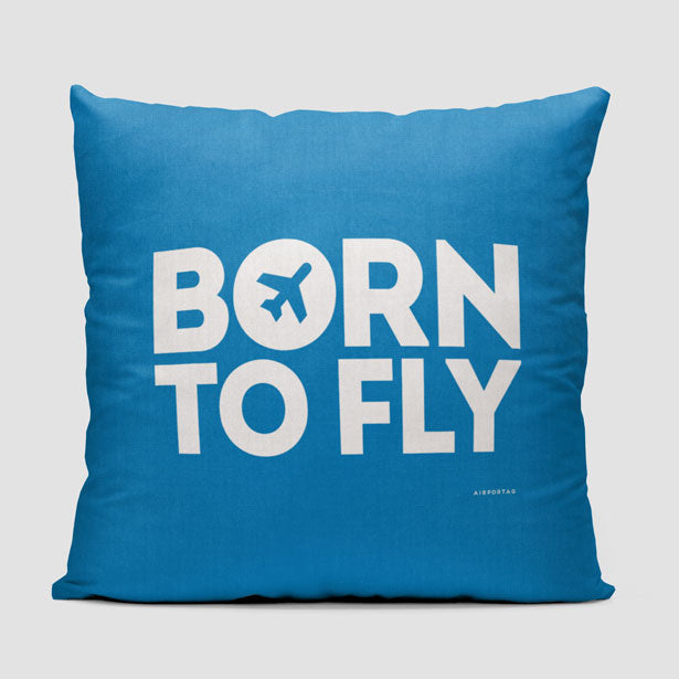 Born To Fly - Throw Pillow - Airportag