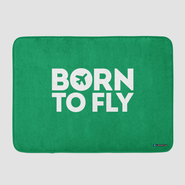 Born To Fly - Bath Mat - Airportag