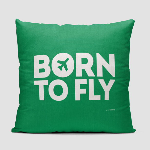 Born To Fly - Throw Pillow - Airportag