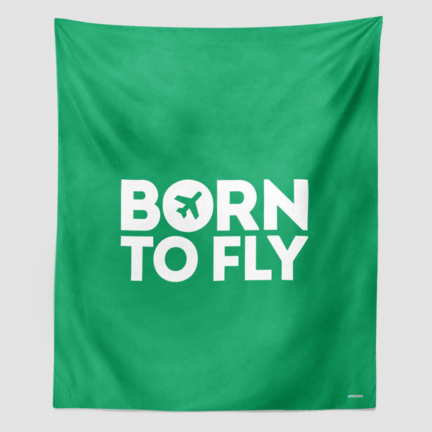 Born To Fly - Wall Tapestry - Airportag