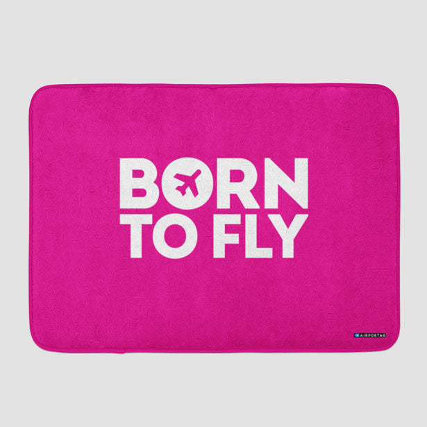 Born To Fly - Bath Mat - Airportag