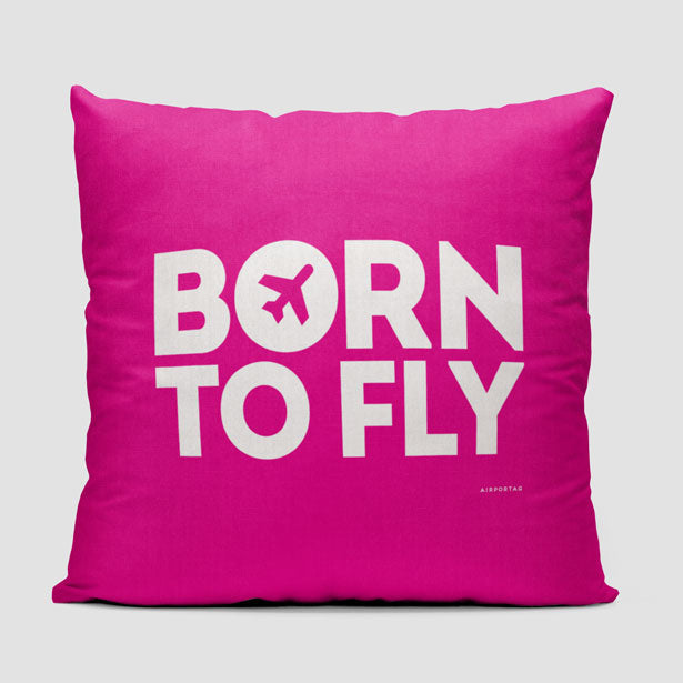Born To Fly - Throw Pillow - Airportag