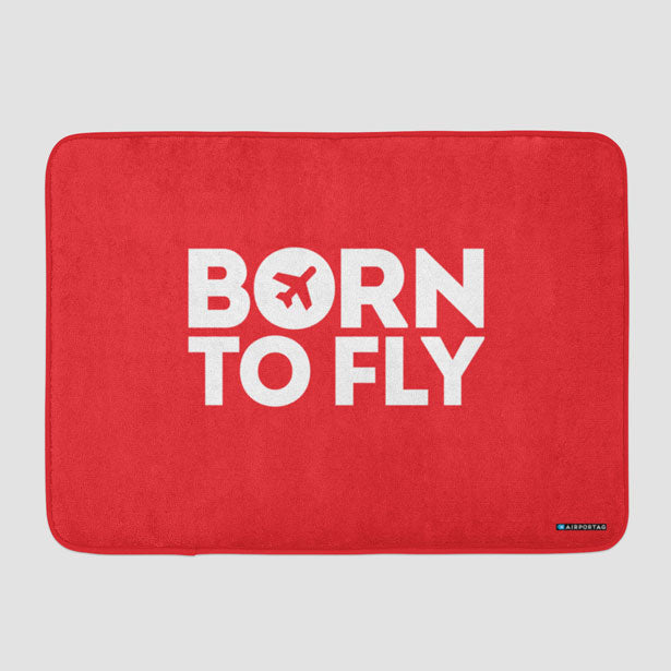 Born To Fly - Bath Mat - Airportag
