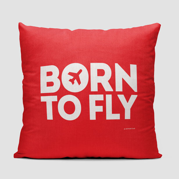 Born To Fly - Throw Pillow - Airportag