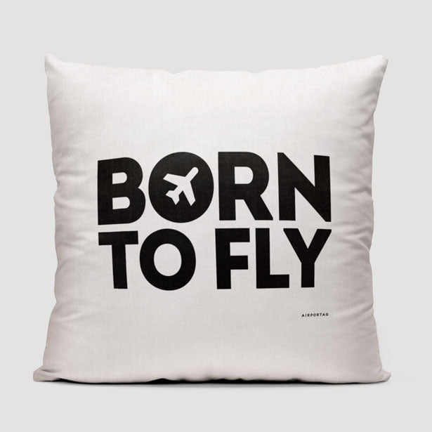 Born To Fly - Throw Pillow - Airportag