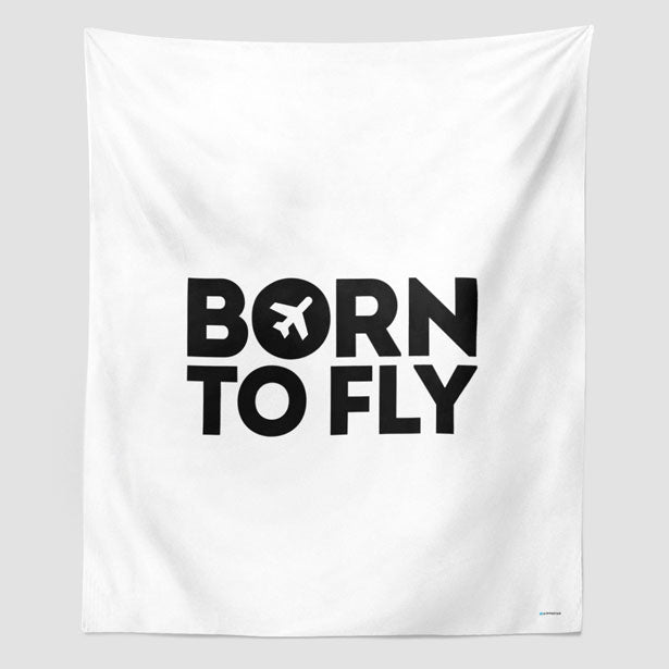 Born To Fly - Wall Tapestry - Airportag